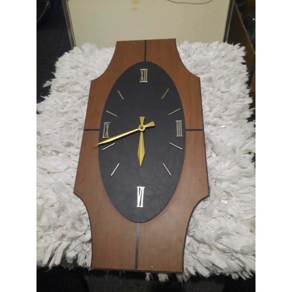 Mid-Century Wood Kienzle Wall Clock‎ Made In Germany